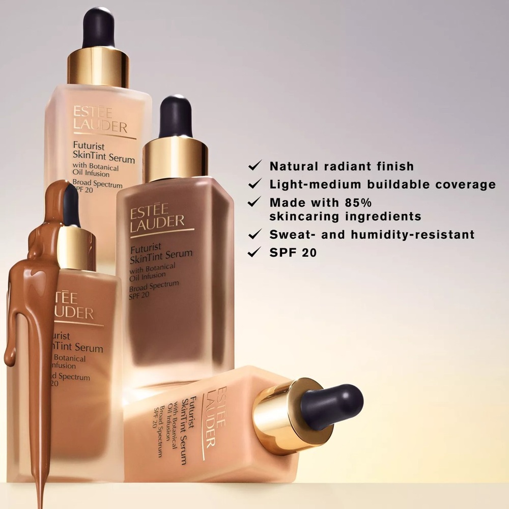 Estée Lauder 2C0 Cool Vanilla Futurist SkinTint Serum w Botanical Oil Infusion - Picture 8 of 9